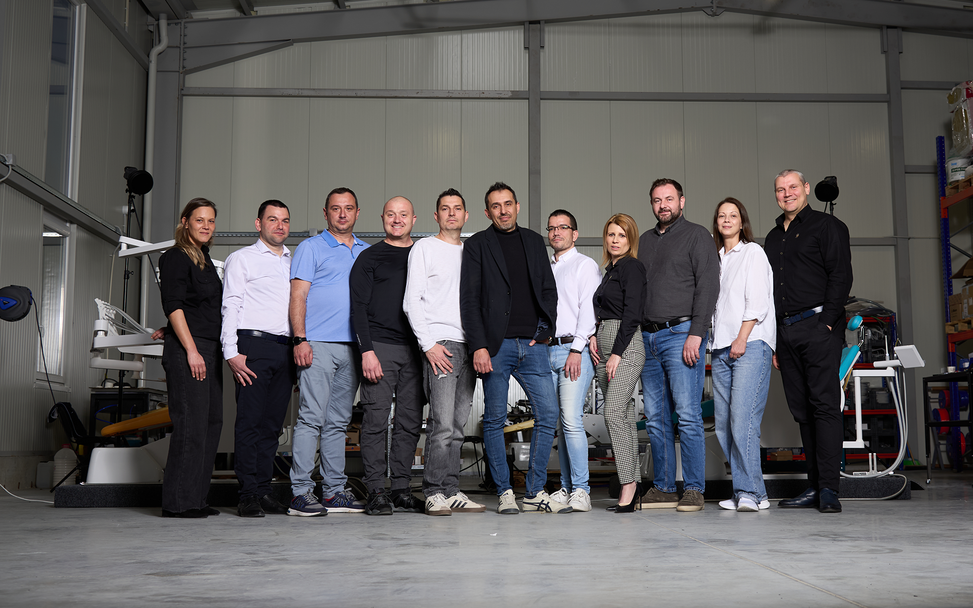 Collisio Dental Technologies full engineering and production team