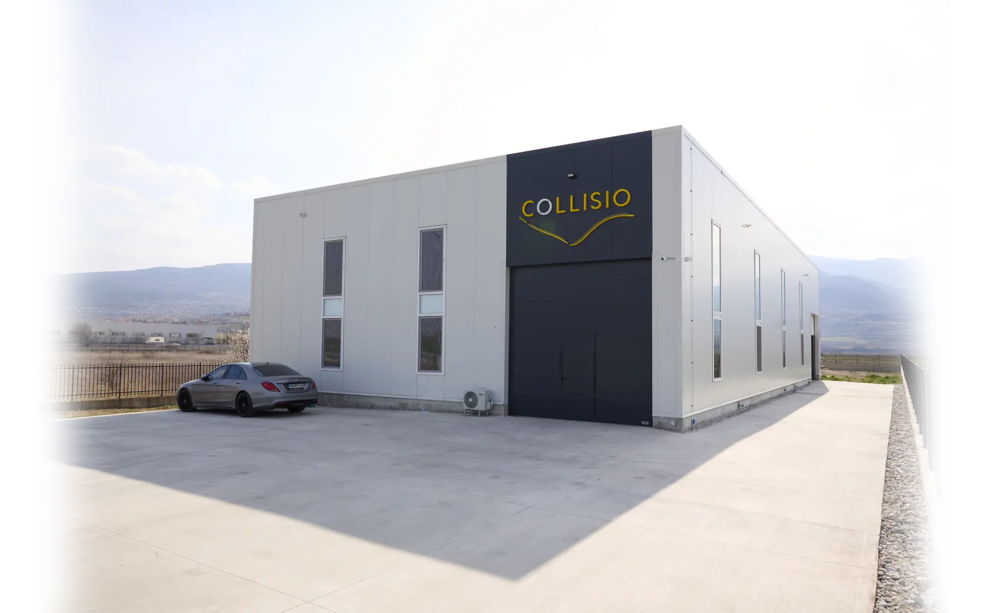 Collisio Dental Technologies headquarters building in Asenovgrad, Bulgaria — dental unit manufacturer