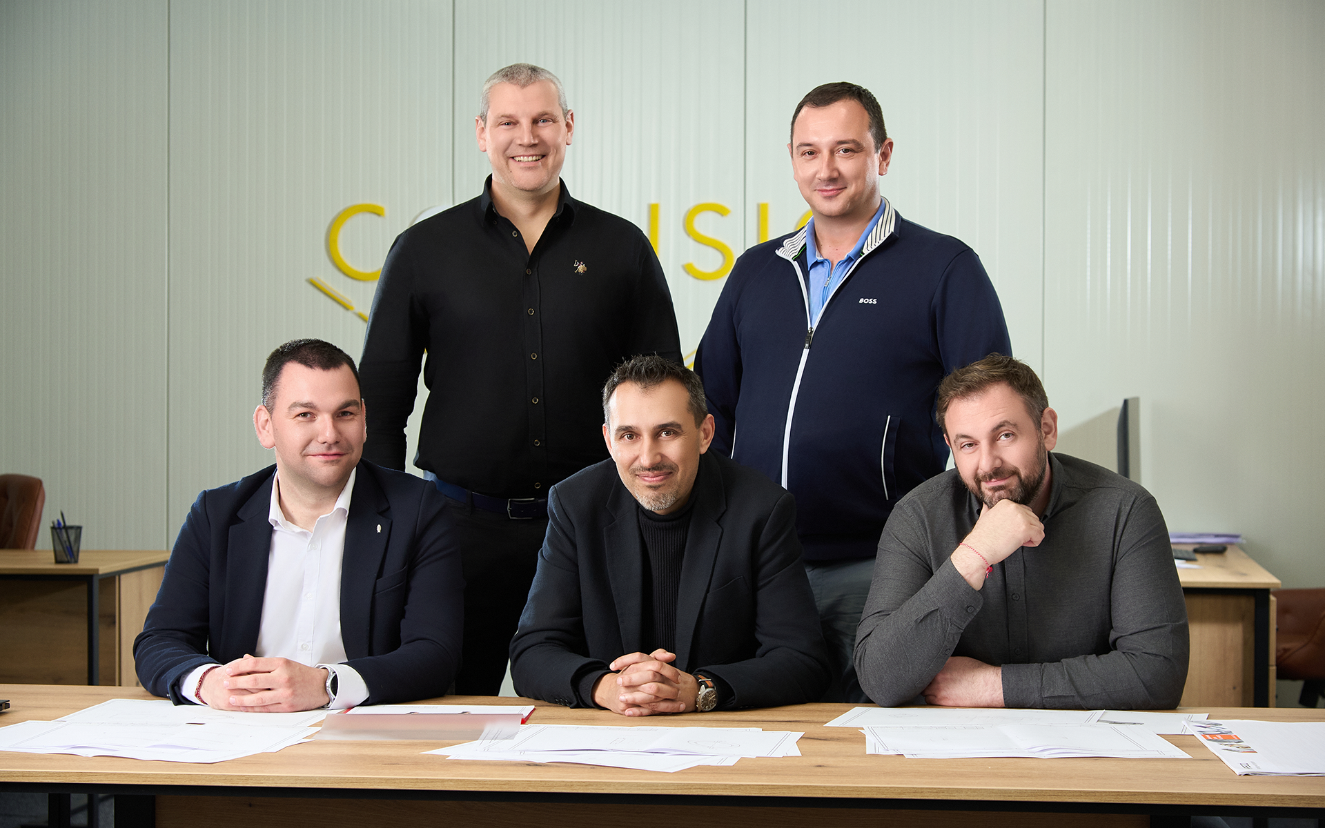 Collisio Dental engineering team developing the Collisio_2G dental unit
